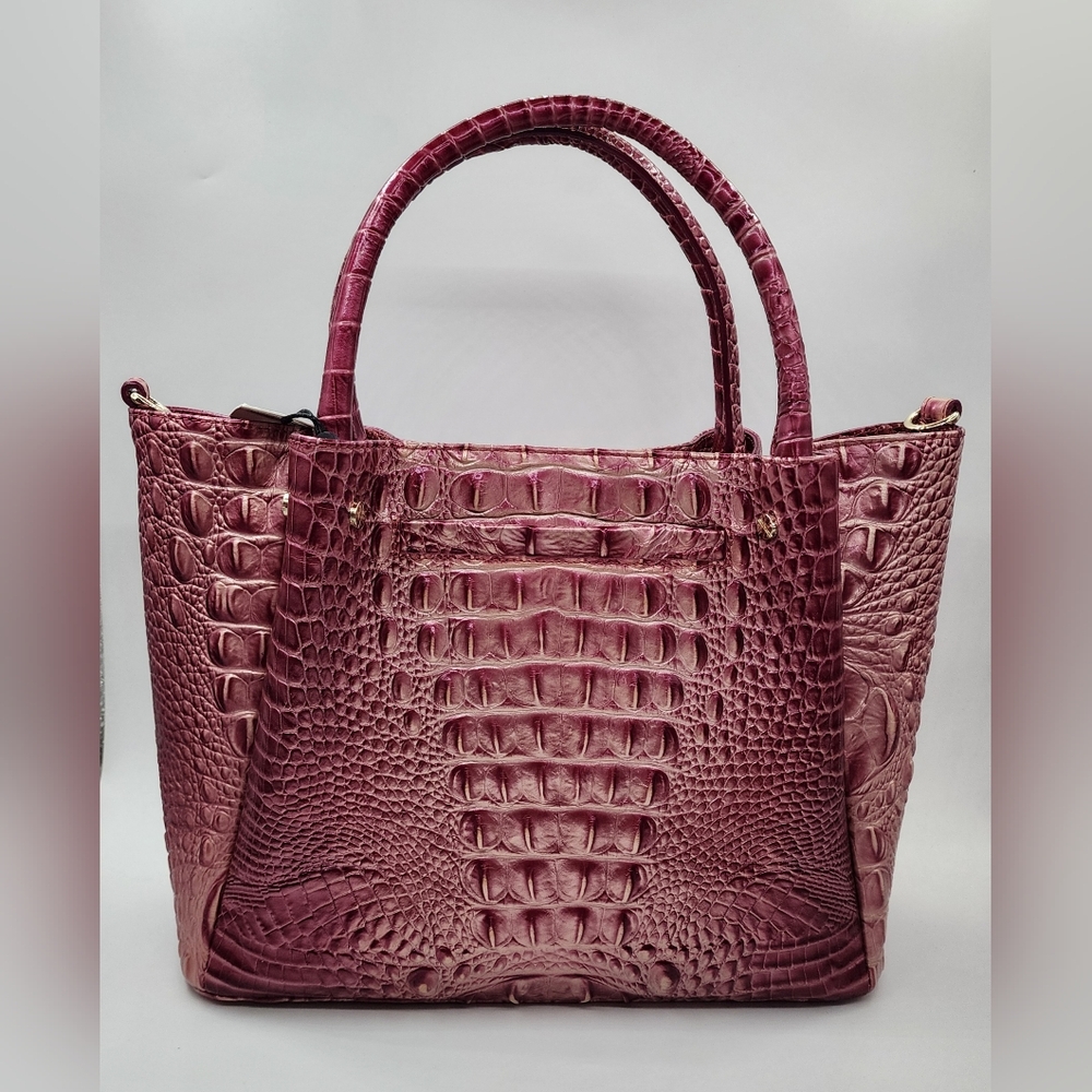 Brahmin Small Mallory Satchel in Lotus Melbourne - Picture 5 of 12